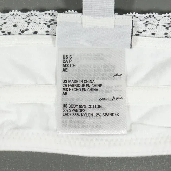 NWT Jenni On Repeat Bright White Bralette - Picture 14 of 16